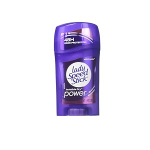 Lady Speed Stick Anti-Perspirant & Deodorant, Invisible Dry, WILD FREESIA, 1.4 oz
