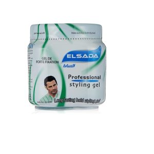 EL SADA Long Lasting Hair Styling Gel, Green, 1 liter