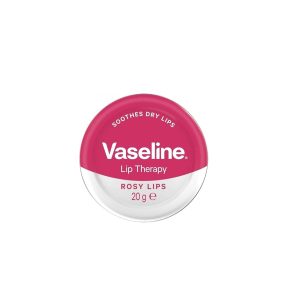 Vaseline Lip Therapy Rosy Lips, Rose and Almond Oil, 20g, SPF 15, Pink