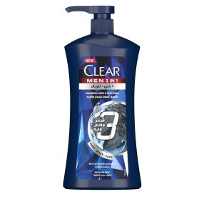 CLEAR MEN Complete Care 3in1 Shampoo With Activated Charcoal 900ml