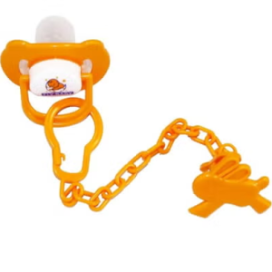 Fly Baby Round Soother With Chain Multi Color
