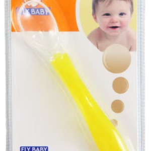 Fly Baby Straight Handel Small Soft Spoon Multi Colors