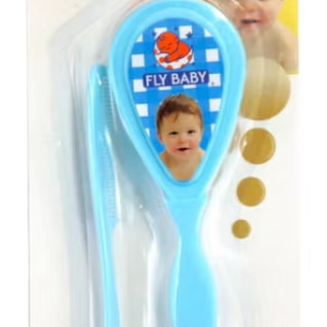 Fly Baby Comb &Brush Set Multi-Colors