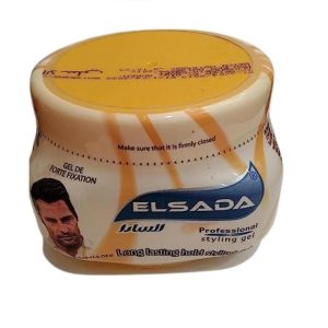 El Sada 936 Long Lasting Hold Hair Styling Gel 500 ml, Yellow