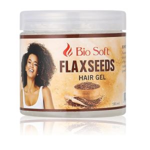 Bio Soft - Flaxseeds - Hair Gel - For Natural Curls, Coils And Waves - 500ml