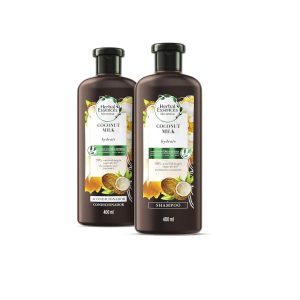 HERBAL ESSENCES Bio:Renew, Coconut Milk, Shampoo 400 ml + Conditioner 400 ml, Hydration for Dry Hair