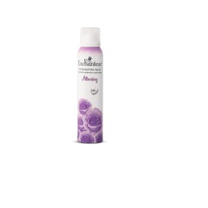 "EnchantEUr Alluring Perfumed Deodorant 150ml - Long-lasting Odor Protection Spray for 24 Hours of Allure "