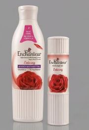 Enchanteur Perfumed Lotion Enticing 250 Ml + Enchanteur Perfumed Talc Enticing 125 G