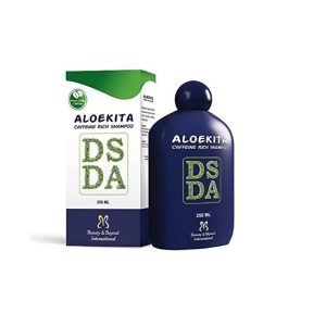 Aloekita Covered Hair Caffeine & Protien Rich Shampoo for Hair Loss, 8.75 Oz (250 ML)