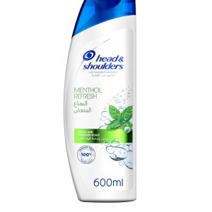 Head & Shoulders Menthol Refresh Shampoo, 600 ml