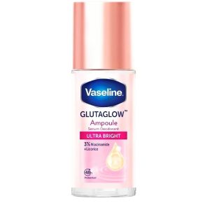Vaseline GlutaGlow Ampoule Deodorant, Ultra Bright Antiperspirant Roll-on, 45ml